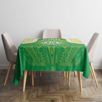 Kuki Independence 2026 Tablecloth Cook Islands 15 Finest Green Version