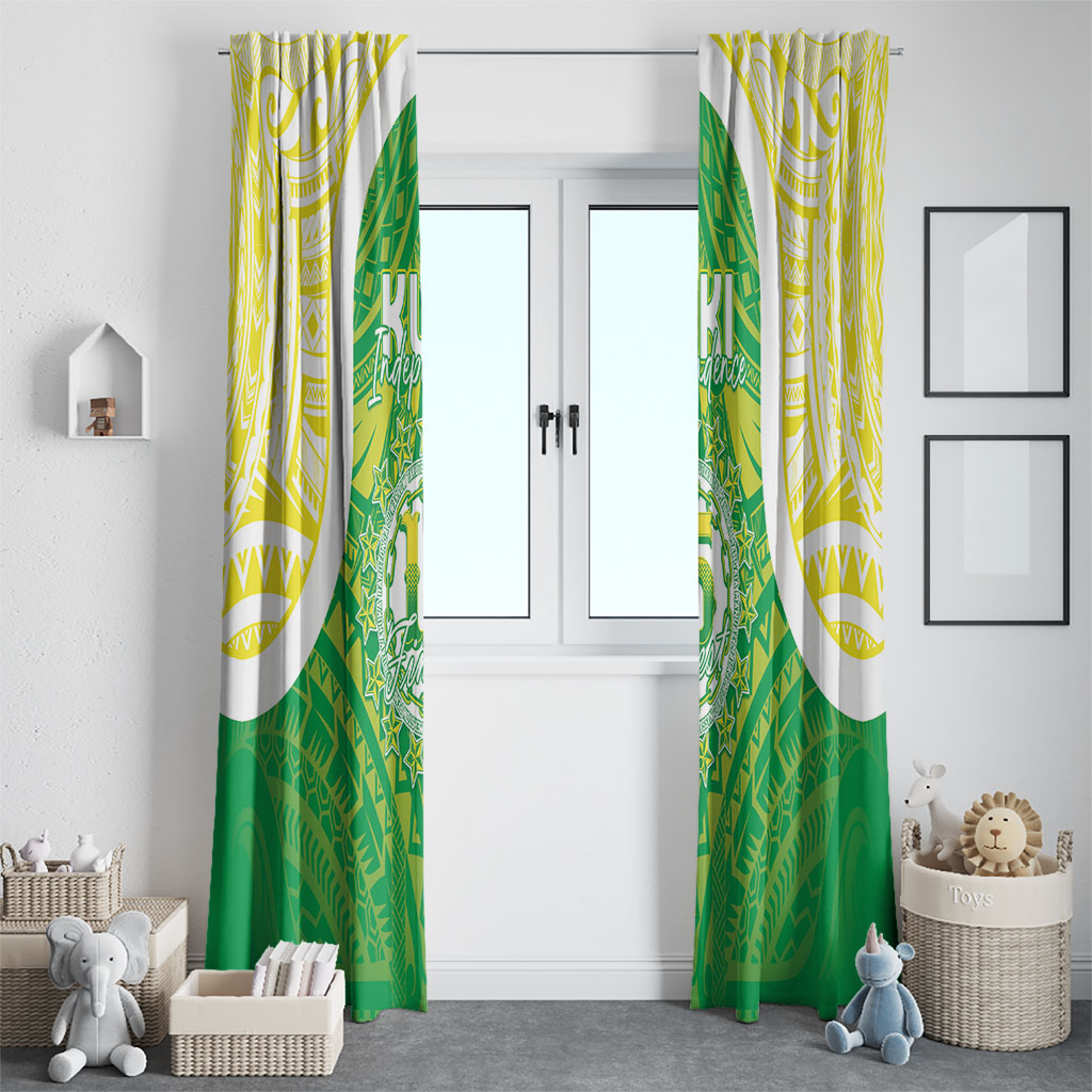 Kuki Independence 2026 Window Curtain Cook Islands 15 Finest Green Version