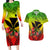 Personalized Hawaii Couples Matching Long Sleeve Bodycon Dress and Hawaiian Shirt Kakau Kanaka Maoli With Hibiscus Flowers LT05 Reggae - Polynesian Pride