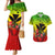 Personalized Hawaii Couples Matching Mermaid Dress and Hawaiian Shirt Kakau Kanaka Maoli With Hibiscus Flowers LT05 Reggae - Polynesian Pride