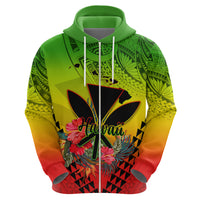 Personalized Hawaii Hoodie Kakau Kanaka Maoli With Hibiscus Flowers LT05 - Polynesian Pride