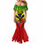 Personalized Hawaii Mermaid Dress Kakau Kanaka Maoli With Hibiscus Flowers LT05 - Polynesian Pride