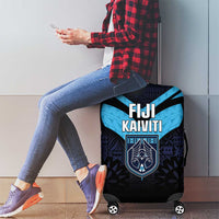 Fiji Kaiviti Rugby Luggage Cover Fiji Tapa Pattern