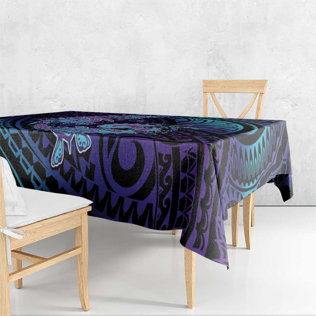 Hawaii Makahiki Turtle Tablecloth Spiral Polynesian Tattoo LT05 - Polynesian Pride