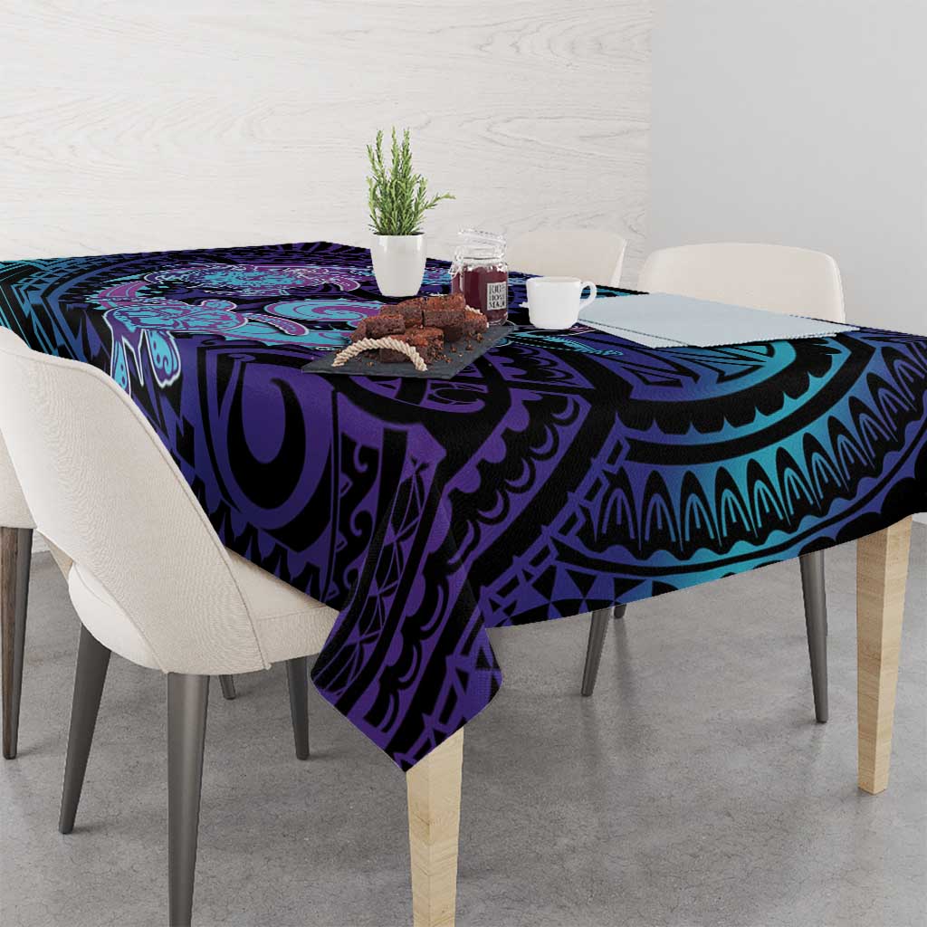 Hawaii Makahiki Turtle Tablecloth Spiral Polynesian Tattoo LT05 - Polynesian Pride
