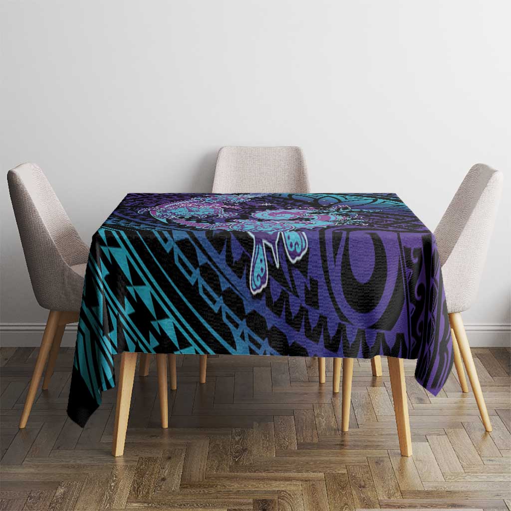 Hawaii Makahiki Turtle Tablecloth Spiral Polynesian Tattoo LT05 - Polynesian Pride