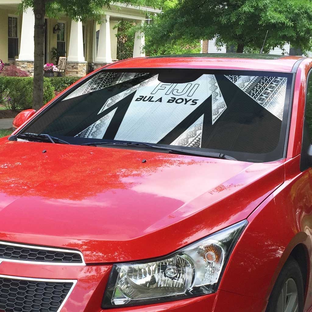 Bula Fiji Football Auto Sun Shade Go Champions - Polynesian Pride