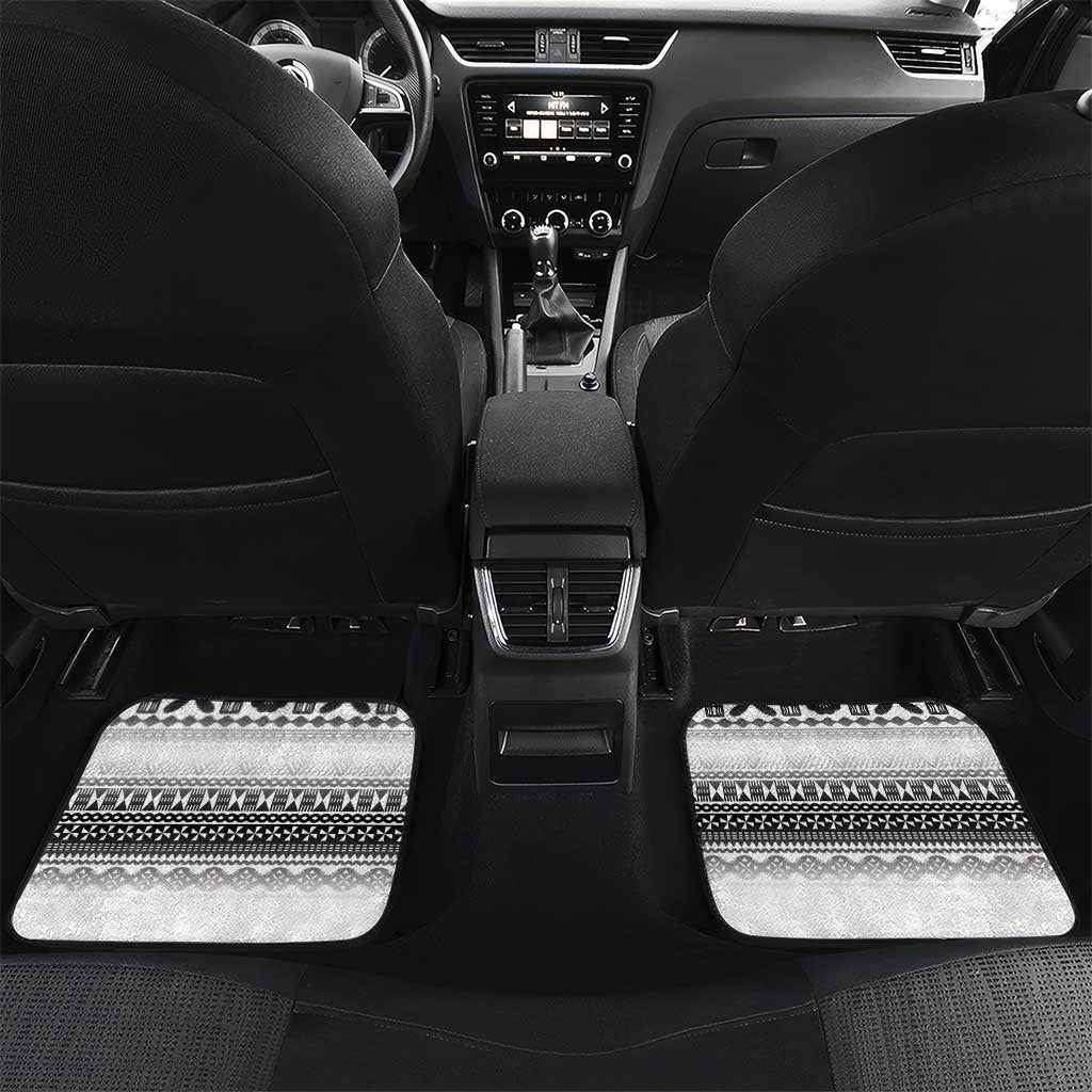 Custom Bula Fiji Football Car Mats Go Champions LT05 Set 2pcs - Back White - Polynesian Pride