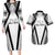 Custom Bula Fiji Football Couples Matching Long Sleeve Bodycon Dress and Hawaiian Shirt Go Champions - Polynesian Pride