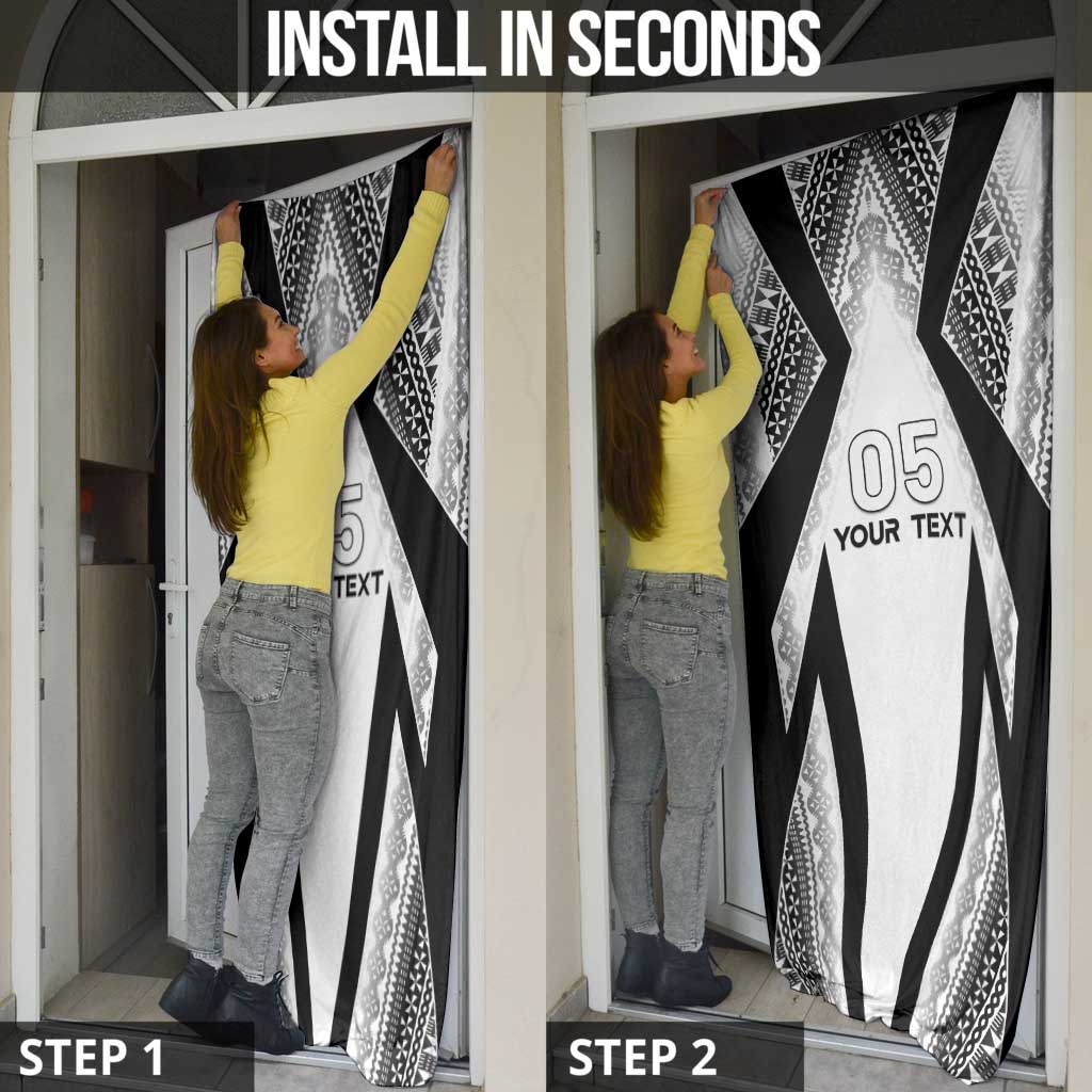 Custom Bula Fiji Football Door Cover Go Champions - Polynesian Pride