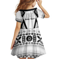 Custom Bula Fiji Football Family Matching Summer Maxi Dress and Hawaiian Shirt Go Champions - Polynesian Pride