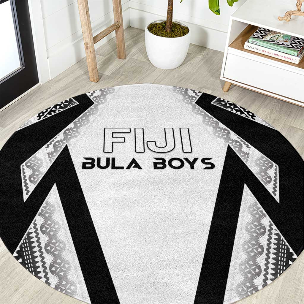 Bula Fiji Football Round Carpet Go Champions - Polynesian Pride