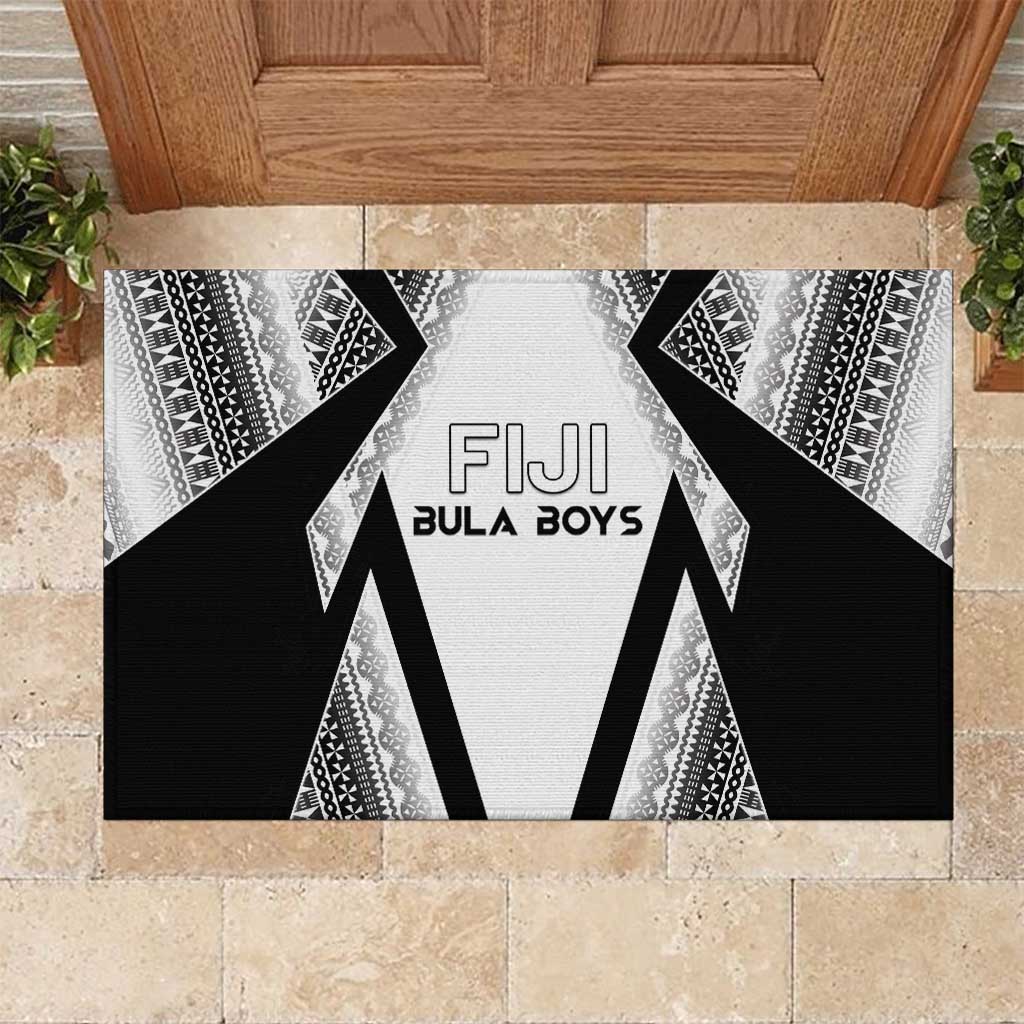 Bula Fiji Football Rubber Doormat Go Champions - Polynesian Pride