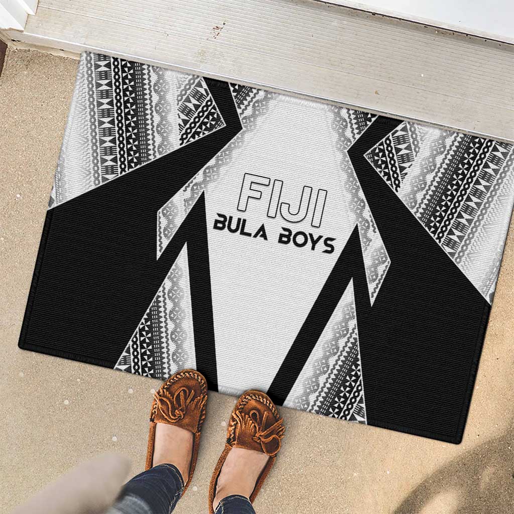 Bula Fiji Football Rubber Doormat Go Champions - Polynesian Pride