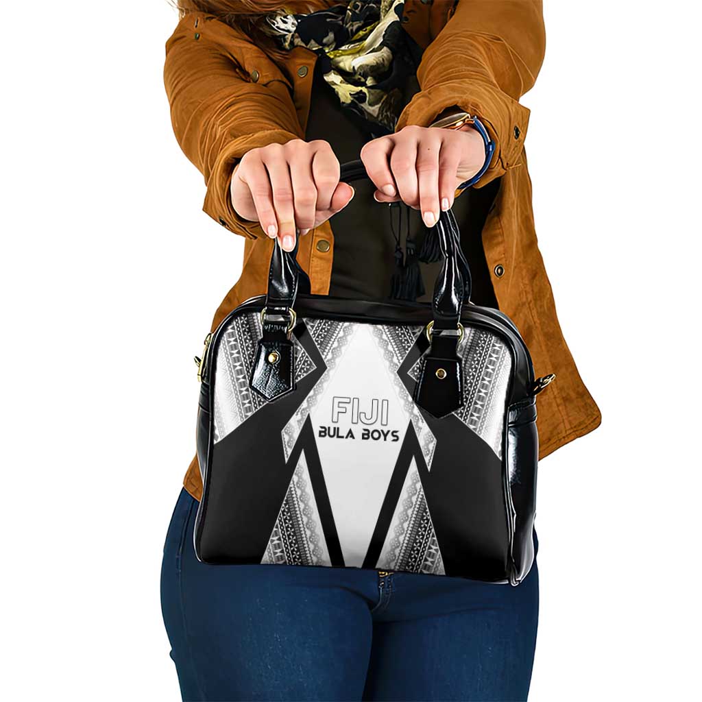 Bula Fiji Football Shoulder Handbag Go Champions LT05 One Size White - Polynesian Pride
