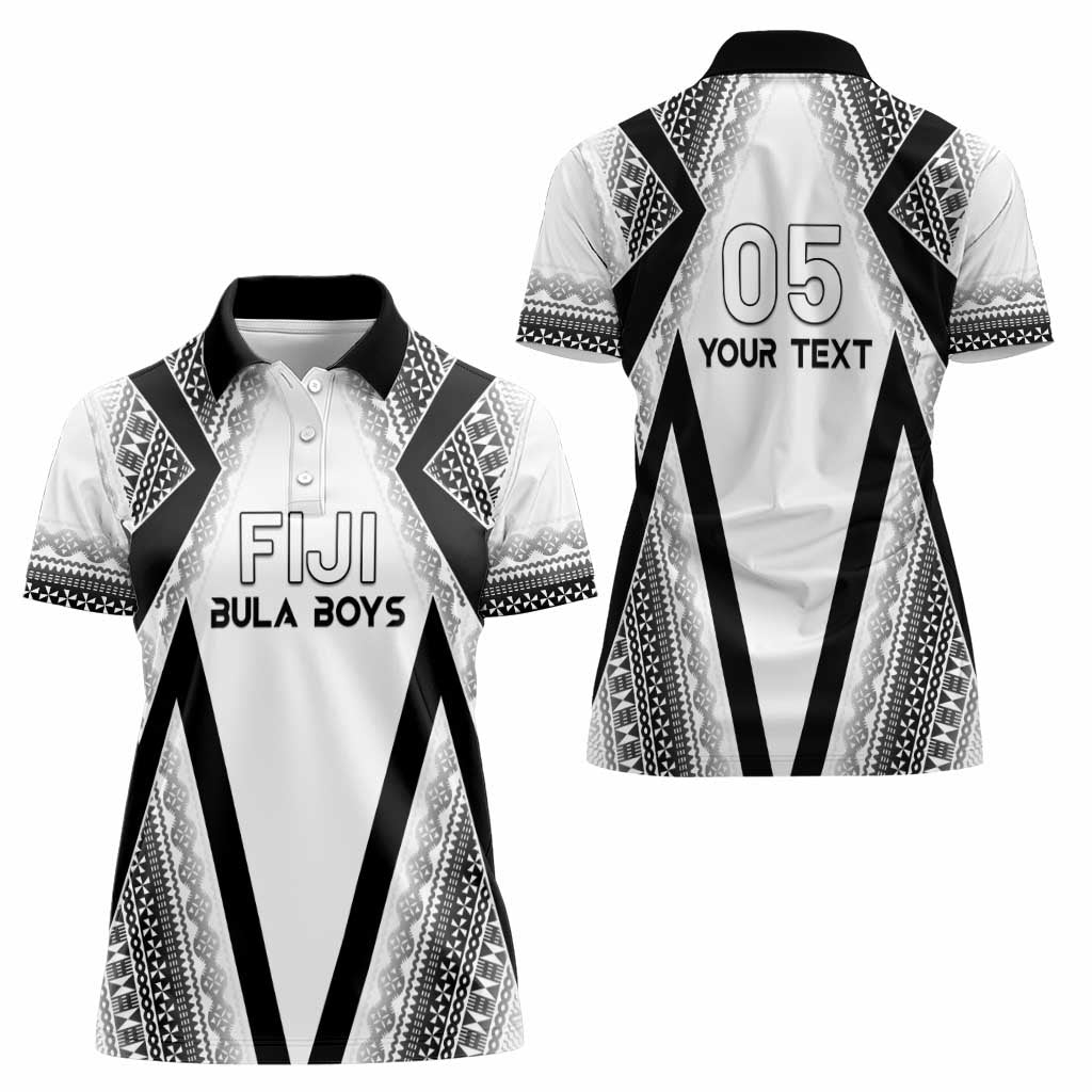 Custom Bula Fiji Football Women Polo Shirt Go Champions LT05 - Polynesian Pride