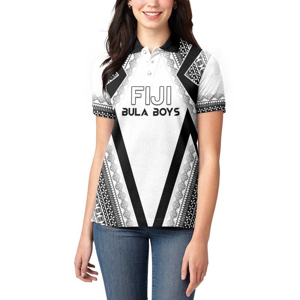Custom Bula Fiji Football Women Polo Shirt Go Champions LT05 - Polynesian Pride