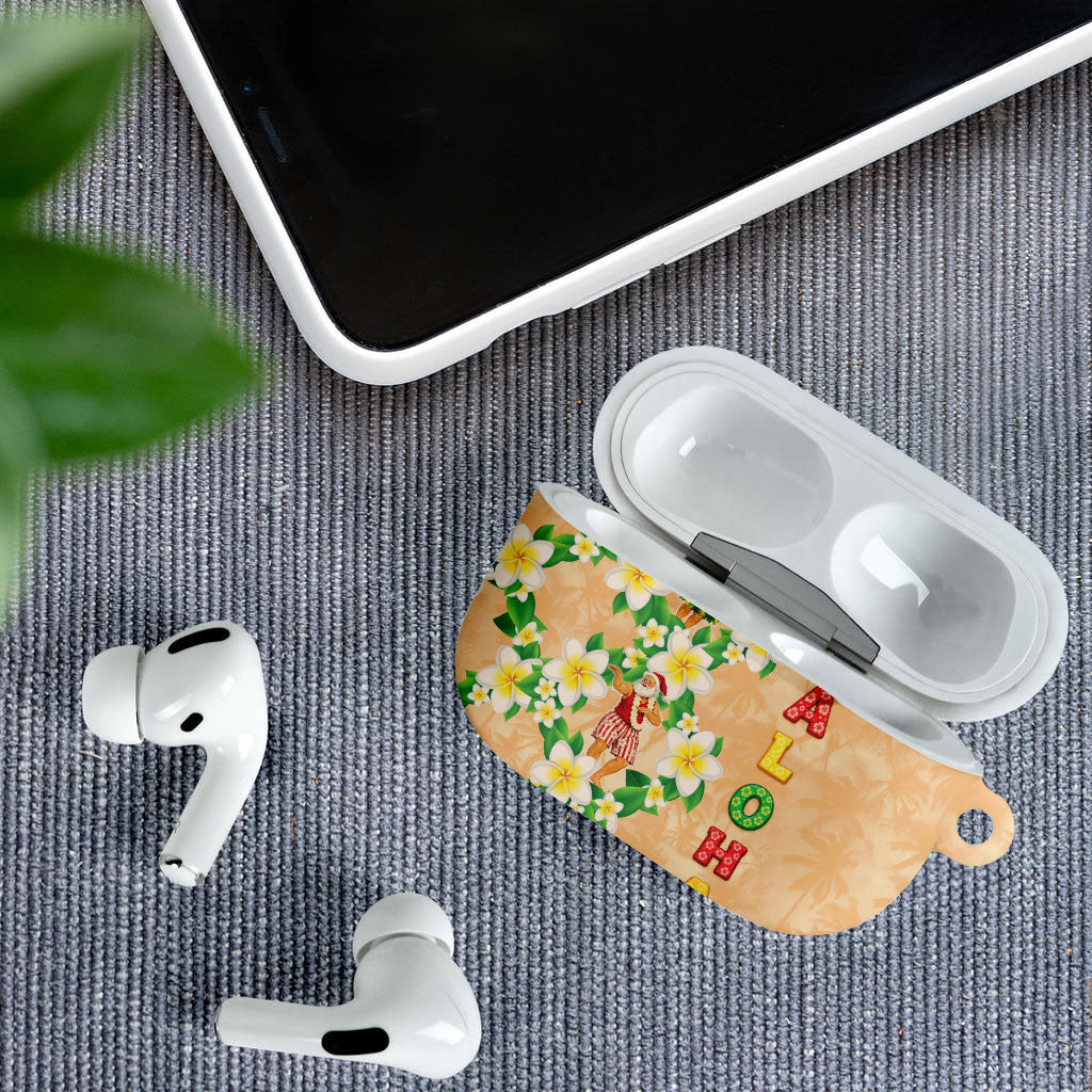 Aloha Hawaii Chilly Christmas AirPods Case Tropical Vibes