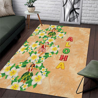 Aloha Hawaii Chilly Christmas Area Rug Tropical Vibes