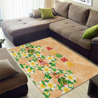 Aloha Hawaii Chilly Christmas Area Rug Tropical Vibes