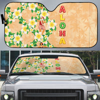 Aloha Hawaii Chilly Christmas Auto Sun Shade Tropical Vibes