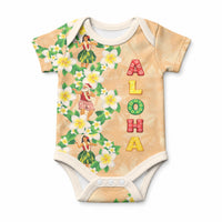 Aloha Hawaii Chilly Christmas Baby Onesie Tropical Vibes LT05 Beige - Polynesian Pride