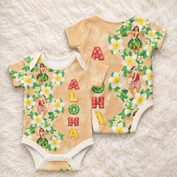 Aloha Hawaii Chilly Christmas Baby Onesie Tropical Vibes LT05 - Polynesian Pride