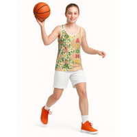 Aloha Hawaii Chilly Christmas Basketball Jersey Tropical Vibes