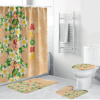 Aloha Hawaii Chilly Christmas Bathroom Set Tropical Vibes