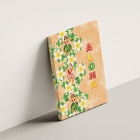 Aloha Hawaii Chilly Christmas Canvas Wall Art Tropical Vibes