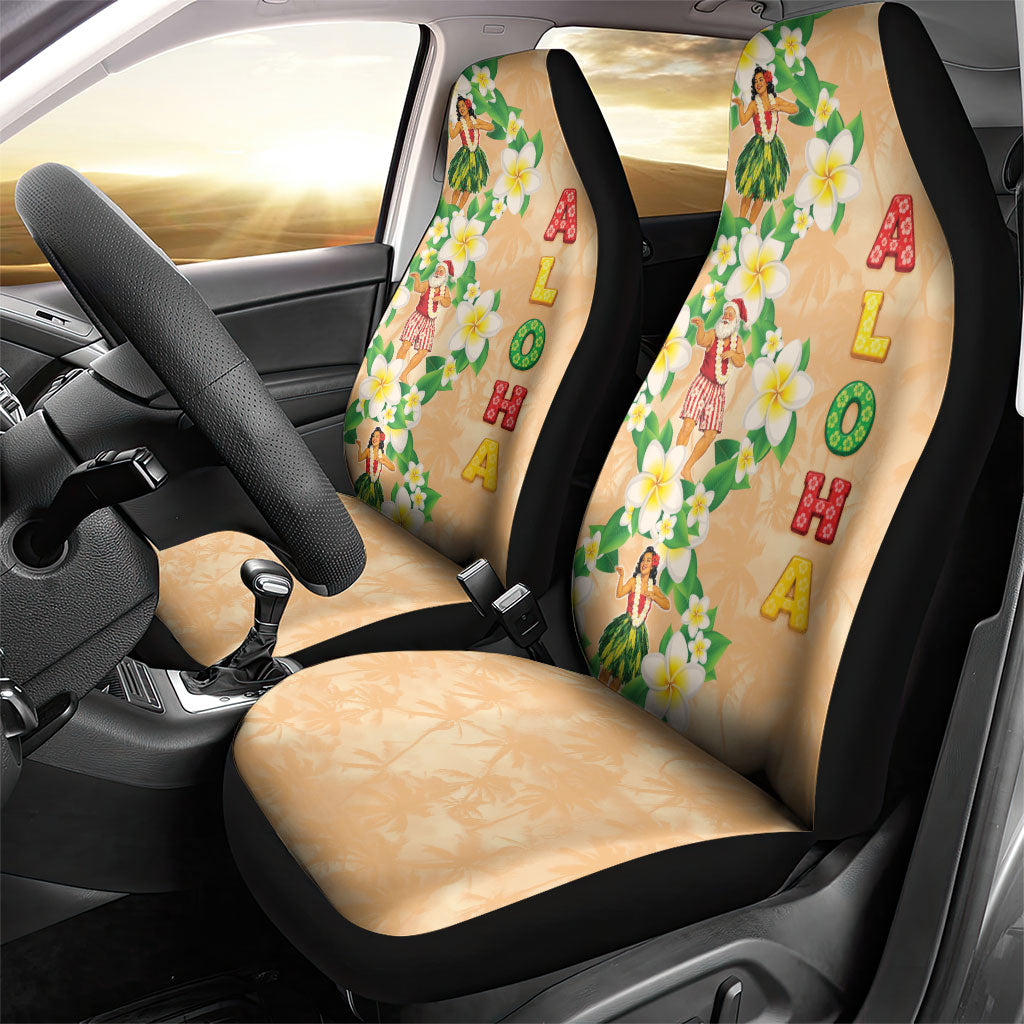 Aloha Hawaii Chilly Christmas Car Seat Cover Tropical Vibes