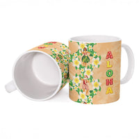 Aloha Hawaii Chilly Christmas Ceramic Mug Tropical Vibes