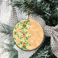 Aloha Hawaii Chilly Christmas Ceramic Ornament Tropical Vibes