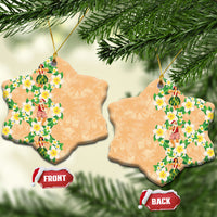 Aloha Hawaii Chilly Christmas Ceramic Ornament Tropical Vibes