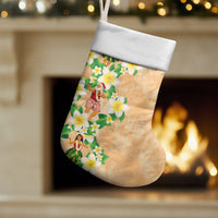 Aloha Hawaii Chilly Christmas Stocking Tropical Vibes