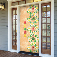 Aloha Hawaii Chilly Christmas Door Cover Tropical Vibes