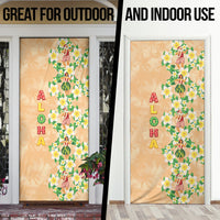 Aloha Hawaii Chilly Christmas Door Cover Tropical Vibes