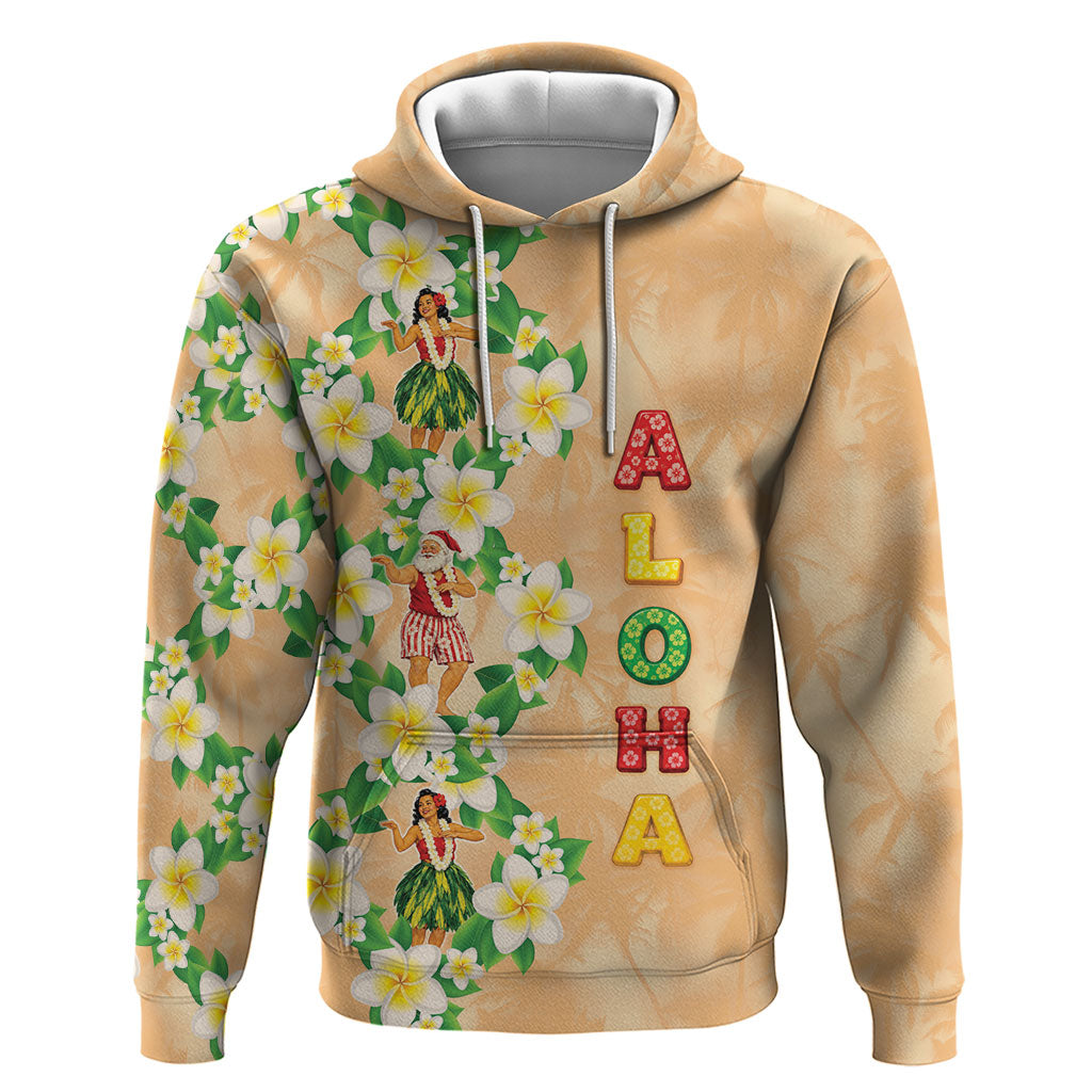 Aloha Hawaii Chilly Christmas Hoodie Tropical Vibes