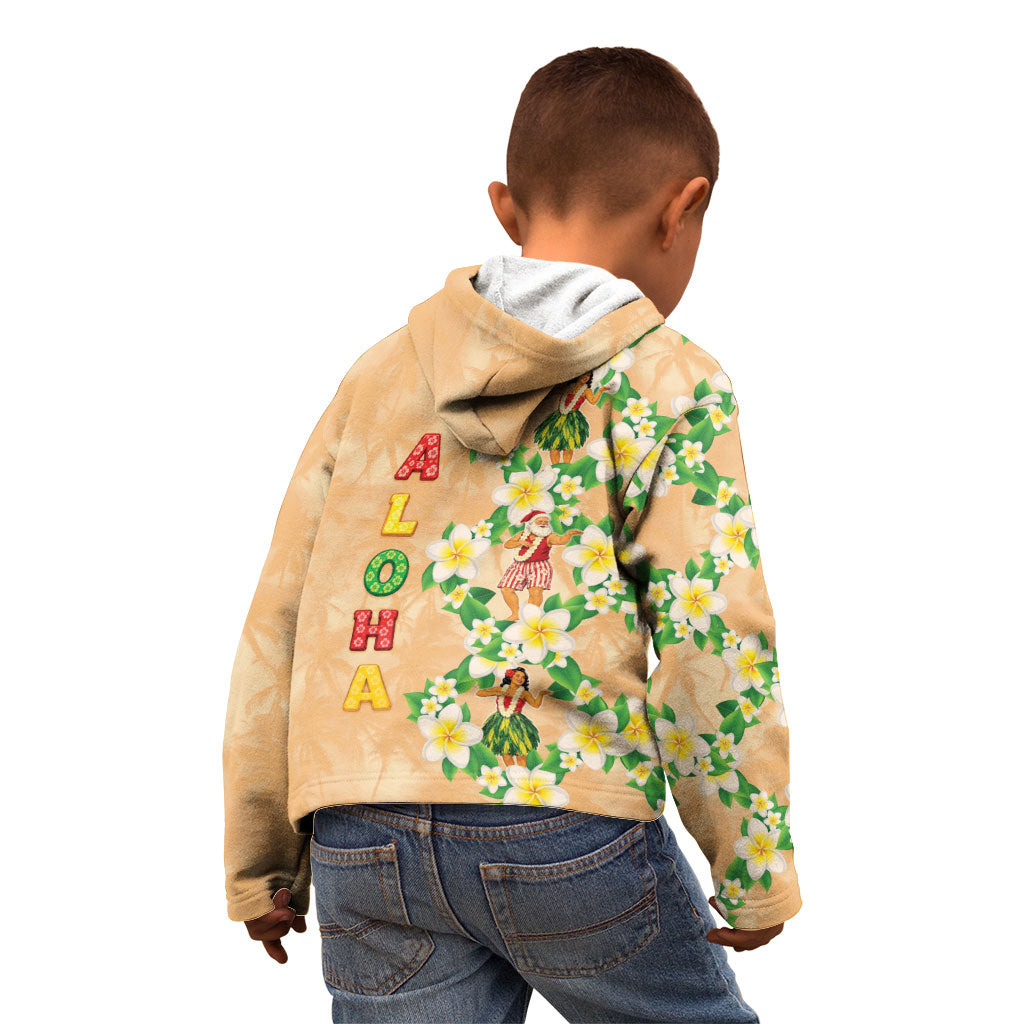 Aloha Hawaii Chilly Christmas Kid Hoodie Tropical Vibes