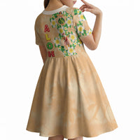 Aloha Hawaii Chilly Christmas Kid Short Sleeve Dress Tropical Vibes