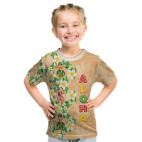 Aloha Hawaii Chilly Christmas Kid T Shirt Tropical Vibes
