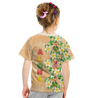 Aloha Hawaii Chilly Christmas Kid T Shirt Tropical Vibes