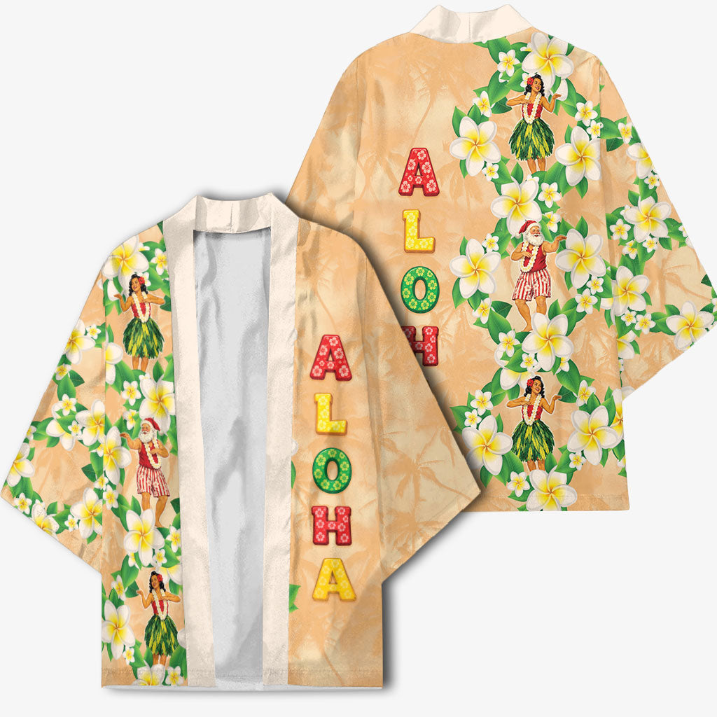 Aloha Hawaii Chilly Christmas Kimono Tropical Vibes