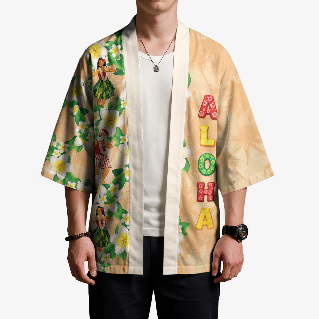 Aloha Hawaii Chilly Christmas Kimono Tropical Vibes