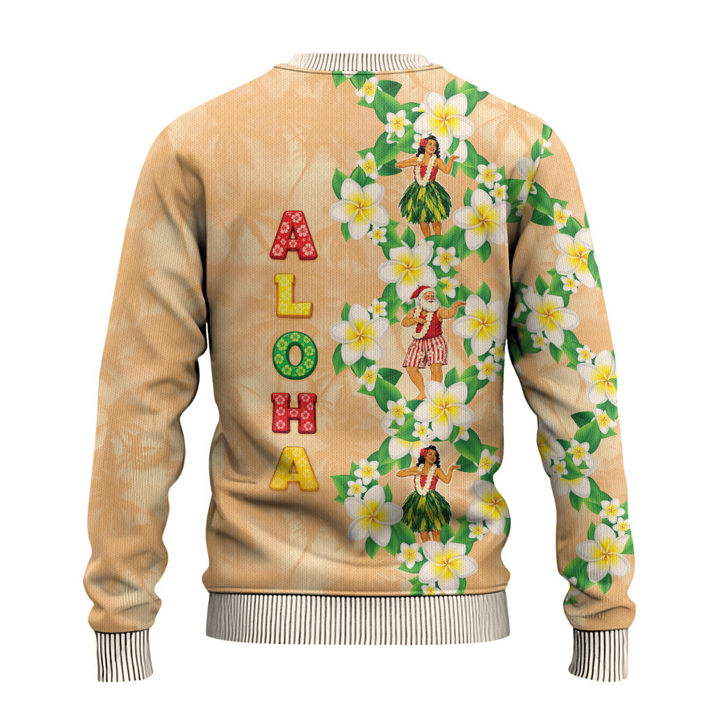 Aloha Hawaii Chilly Christmas Ugly Christmas Sweater Tropical Vibes