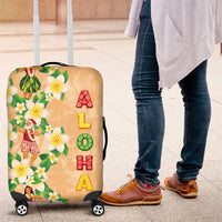 Aloha Hawaii Chilly Christmas Luggage Cover Tropical Vibes