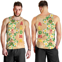 Aloha Hawaii Chilly Christmas Men Tank Top Tropical Vibes
