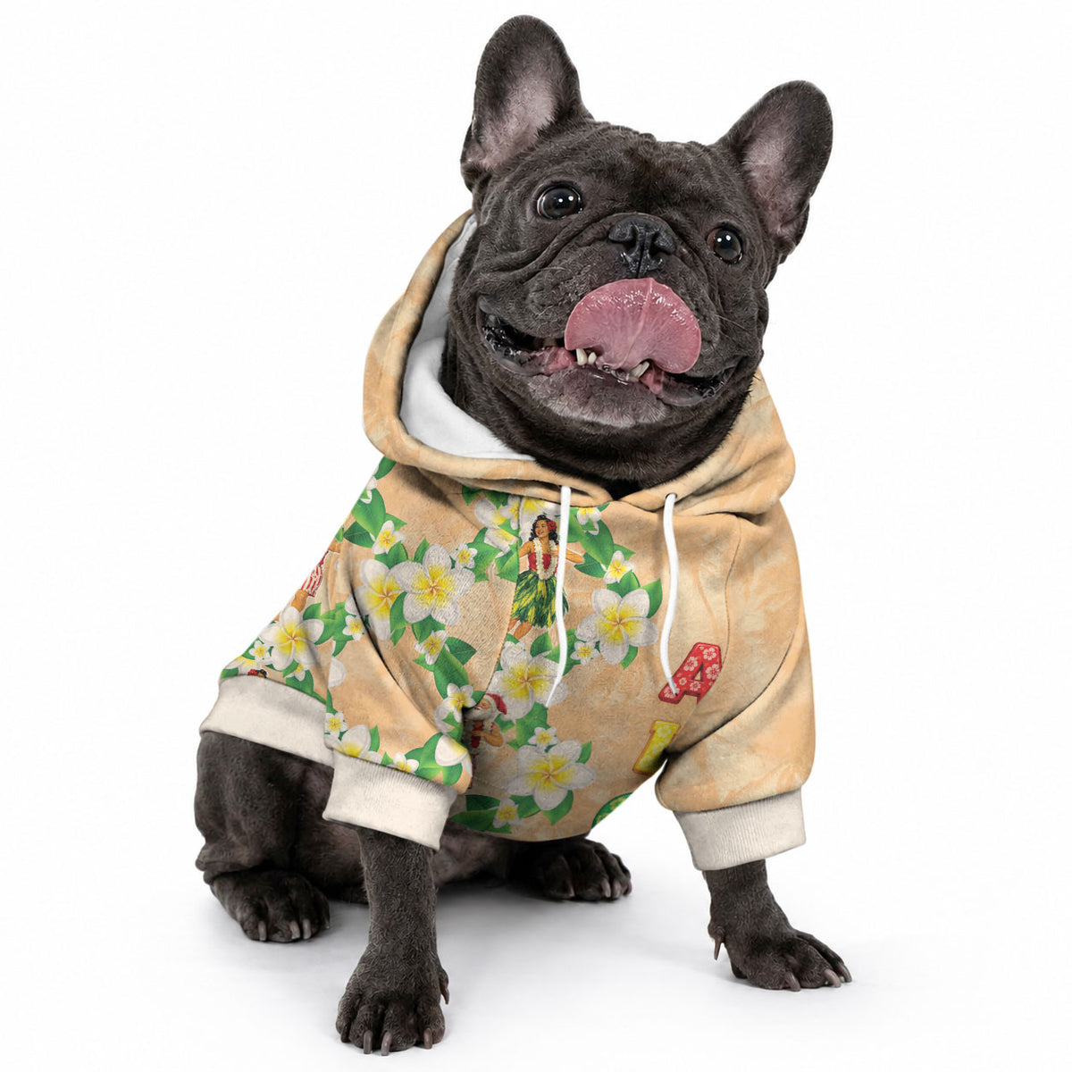 Aloha Hawaii Chilly Christmas Pet Hoodie Tropical Vibes LT05 - Polynesian Pride