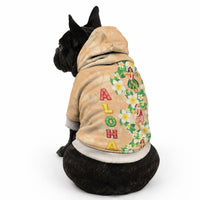 Aloha Hawaii Chilly Christmas Pet Hoodie Tropical Vibes LT05 - Polynesian Pride