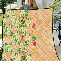 Aloha Hawaii Chilly Christmas Quilt Tropical Vibes
